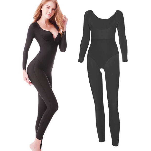 Women's Tummy Control One-Piece Shapewear Bodysuit – Slimming Compression Underwear for All-Day Comfort