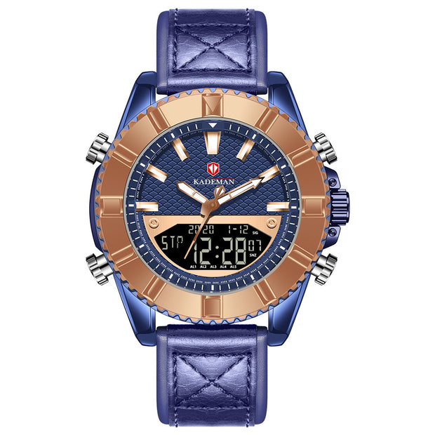 Men's multifunctional waterproof fashion belt watch