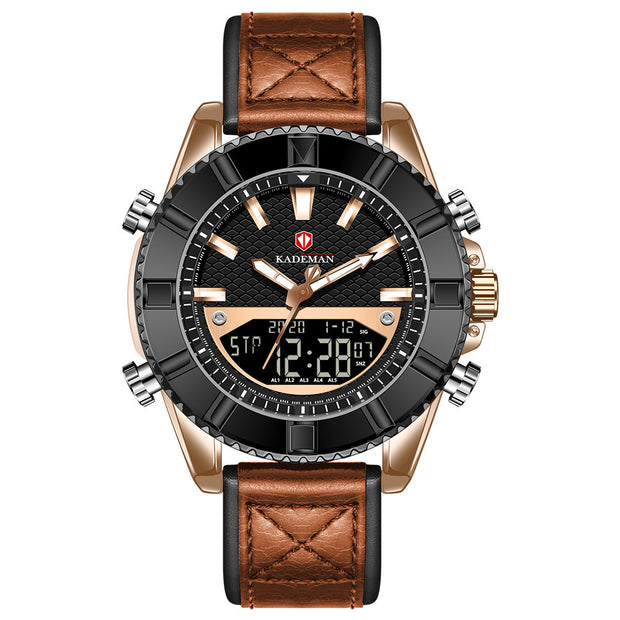 Men's multifunctional waterproof fashion belt watch