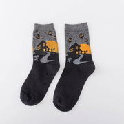 Women's Fashion Jacquard Halloween Warm Socks