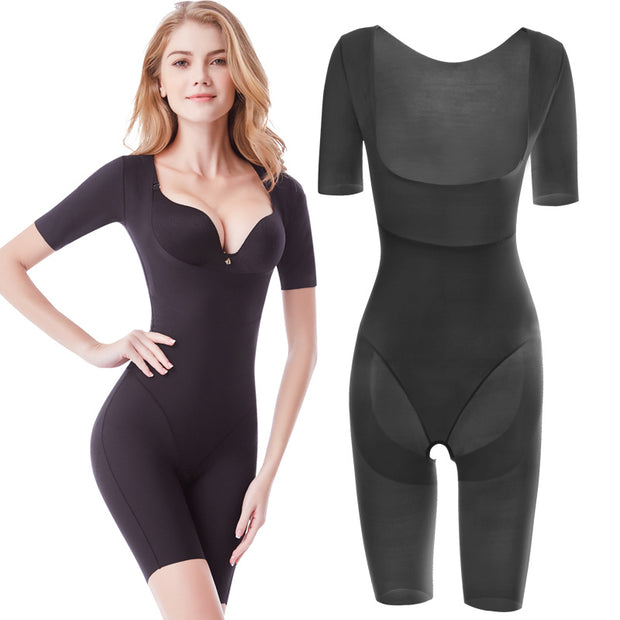 Women's Tummy Control One-Piece Shapewear Bodysuit – Slimming Compression Underwear for All-Day Comfort