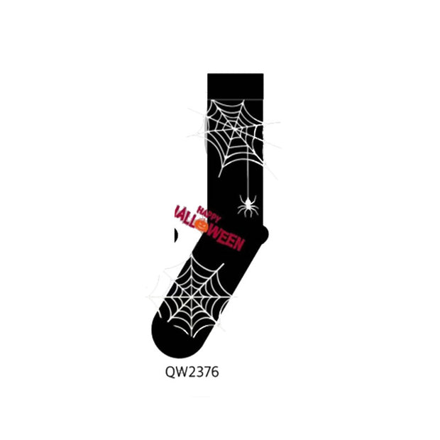 Halloween Cartoon Men's And Women's Mid-calf Socks