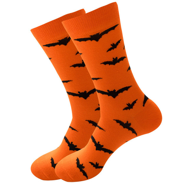 Women's Halloween Skull Alien Print Socks