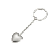 Simple Couple Girlfriends Photo Box Keychain DIY Peach Heart