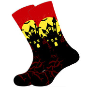 Women's Halloween Skull Alien Print Socks