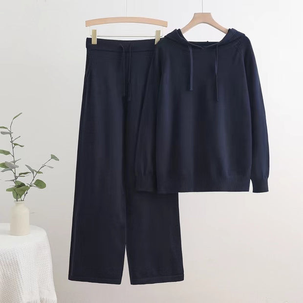 Knitted Two-piece Leisure Sports Style