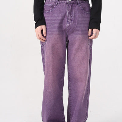 Personalized Pocket Korean Fashion Type Loose Straight Hip Hop