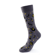 Personalized Cotton Socks Men And Women Halloween Pumpkin Skull Cartoon Tube Socks Trendy Long Athletic Socks