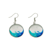 Instagram Mesh Red Style Design Sense HAILANG Earrings Female Fashion Special-interest Round Glass