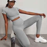 Quick-drying Workout Clothes High Waist Hip Lift Yoga Pants Suit