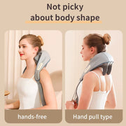 Electric Shiatsu Neck And Shoulder Massager Pillow Gift Idea For Men & Women Portable Neck Massage Pillow