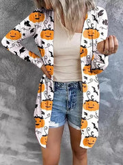 Halloween Coat Cardigan Large Size Women's Clothing