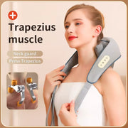 Electric Shiatsu Neck And Shoulder Massager Pillow Gift Idea For Men & Women Portable Neck Massage Pillow