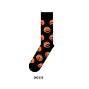 Halloween Cartoon Men's And Women's Mid-calf Socks