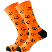 Women's Halloween Skull Alien Print Socks