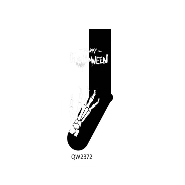 Halloween Cartoon Men's And Women's Mid-calf Socks